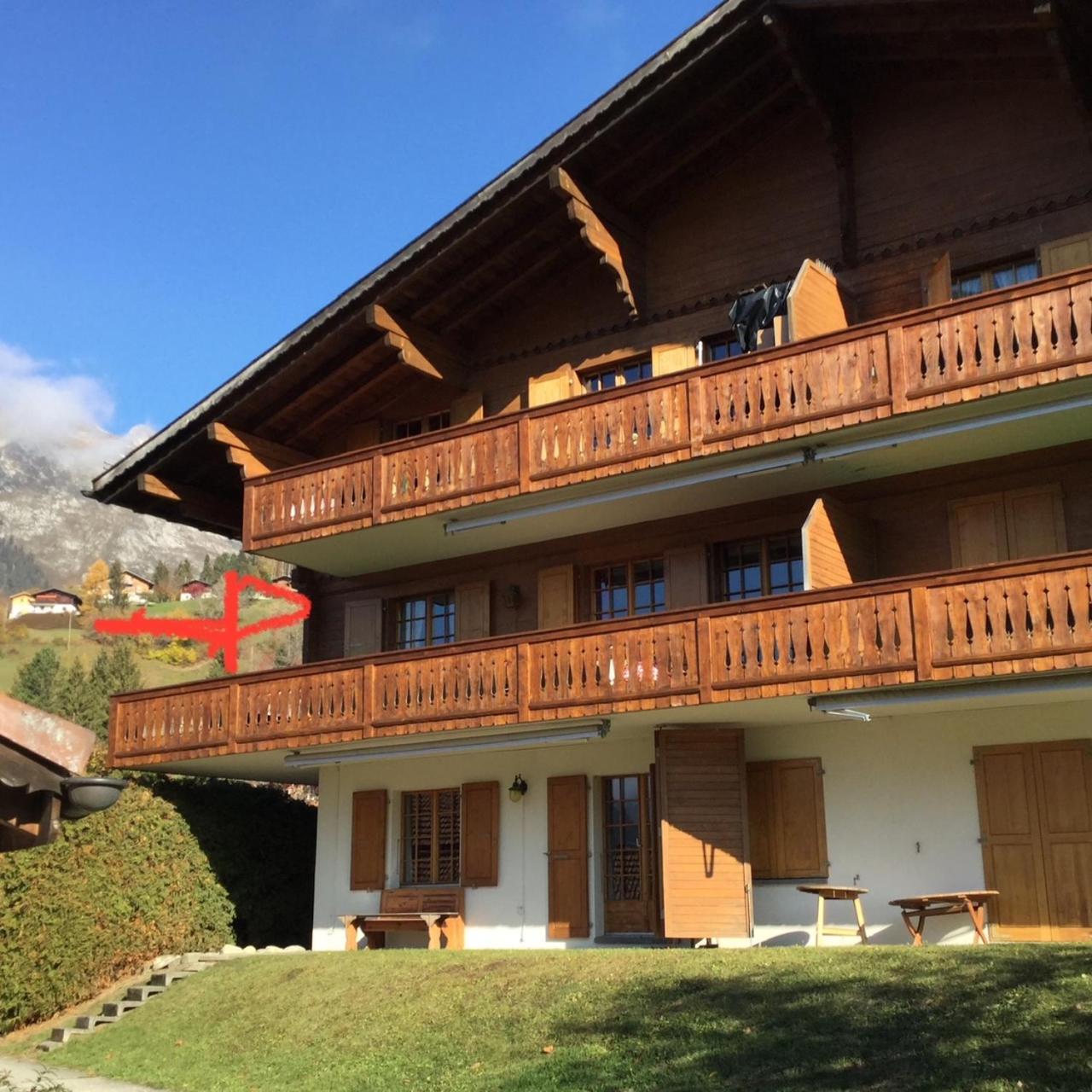 अपार्टमेंट Wonderful Overlooking The Swiss Alps Chateau-d'Oex